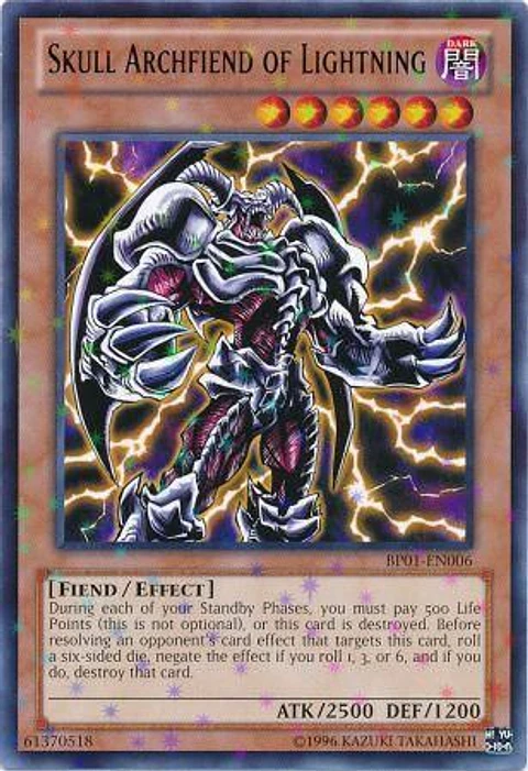 Skull Archfiend of Lightning - BP01-EN006 - Starfoil Rare