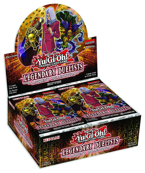 Legendary Duelist: Ancient Millenium Caja con 36 sobres (Ingles)