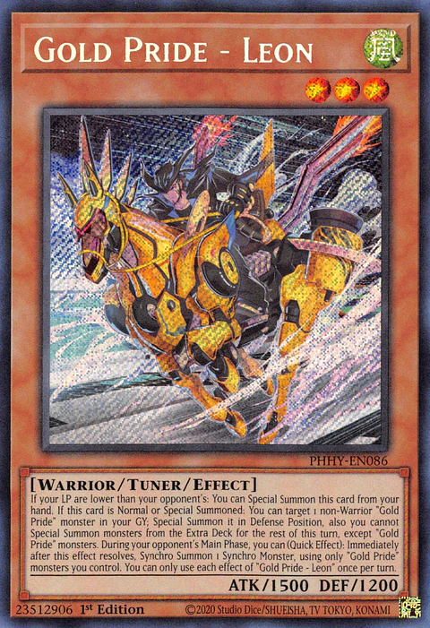 Gold Pride - Leon - PHHY-EN086 - Secret Rare 