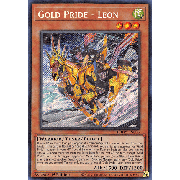 Gold Pride - Leon - PHHY-EN086 - Secret Rare 