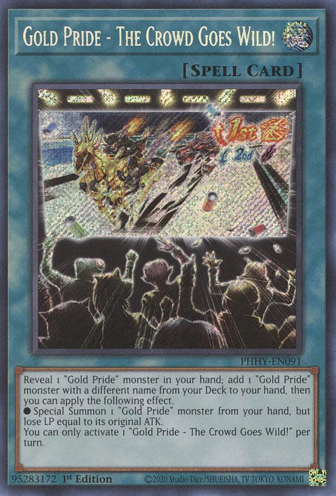 Gold Pride - The Crowd Goes Wild! - PHHY-EN091 - Secret Rare 