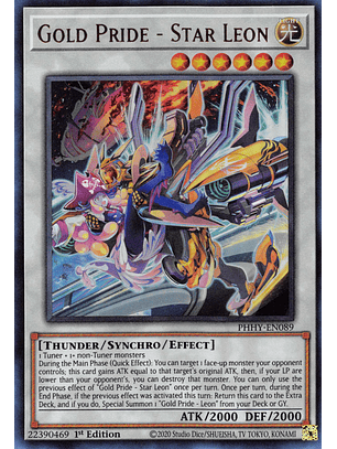 Gold Pride - Star Leon - PHHY-EN089 - Ultra Rare 