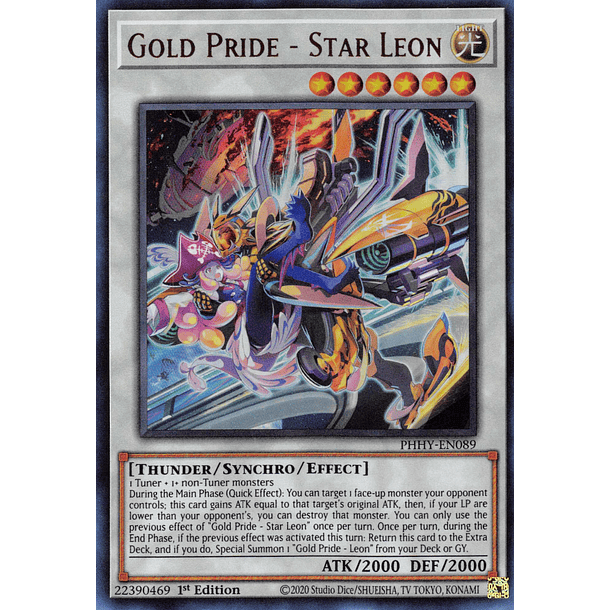 Gold Pride - Star Leon - PHHY-EN089 - Ultra Rare 