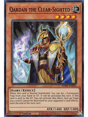 Qardan the Clear-Sighted - PHHY-EN095 - Super Rare 