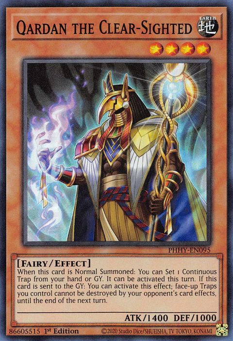 Qardan the Clear-Sighted - PHHY-EN095 - Super Rare 
