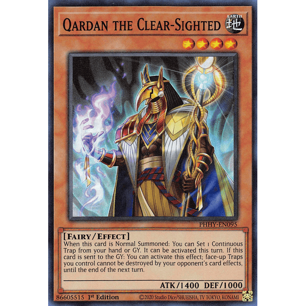 Qardan the Clear-Sighted - PHHY-EN095 - Super Rare 