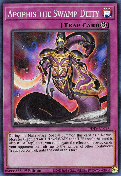 Apophis the Swamp Deity - PHHY-EN097 - Super Rare 