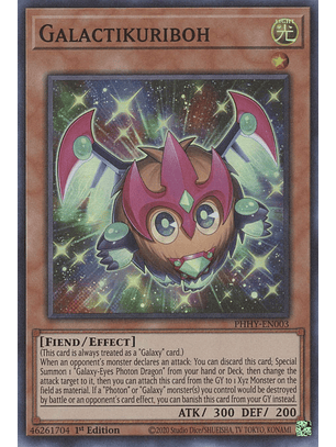 Galactikuriboh - PHHY-EN003 - Super Rare 