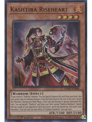 Kashtira Riseheart - PHHY-EN006 - Ultra Rare