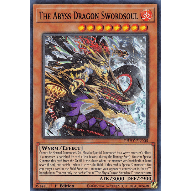 The Abyss Dragon Swordsoul - PHHY-EN005 - Super Rare