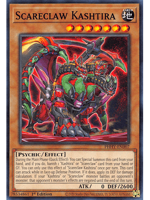 Scareclaw Kashtira - PHHY-EN007 - Common 