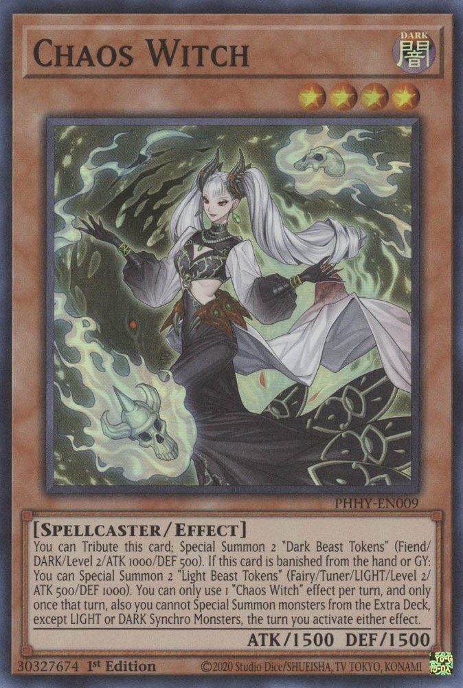 Chaos Witch - PHHY-EN009 - Super Rare  1