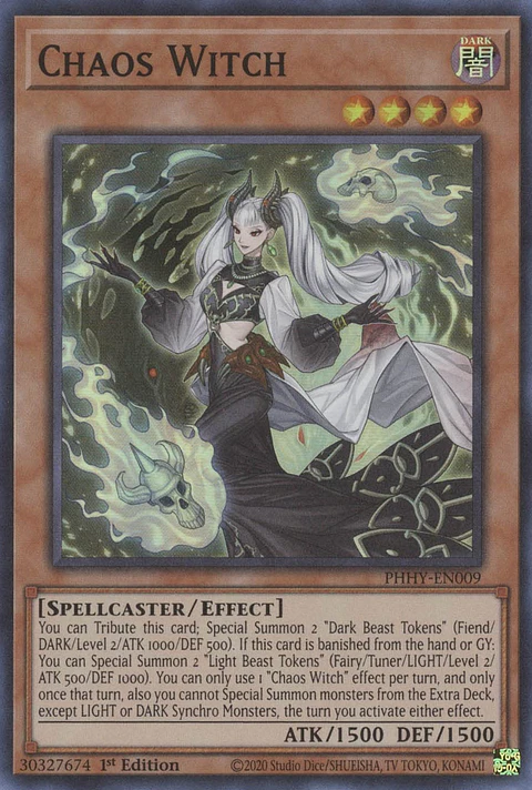 Chaos Witch - PHHY-EN009 - Super Rare 