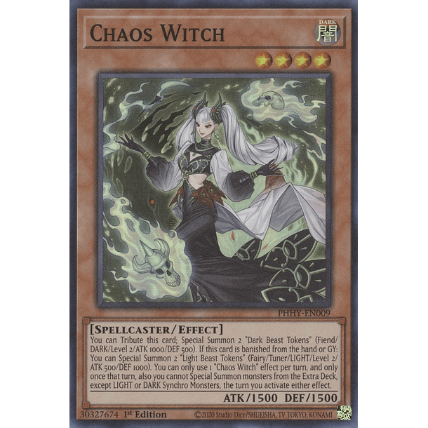 Chaos Witch - PHHY-EN009 - Super Rare 