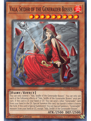 Vala, Seidhr of the Generaider Bosses - PHHY-EN020 - Common 