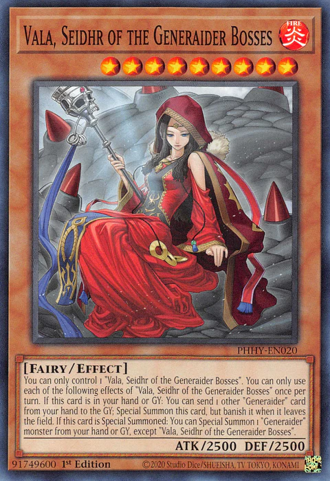 Vala, Seidhr of the Generaider Bosses - PHHY-EN020 - Common 