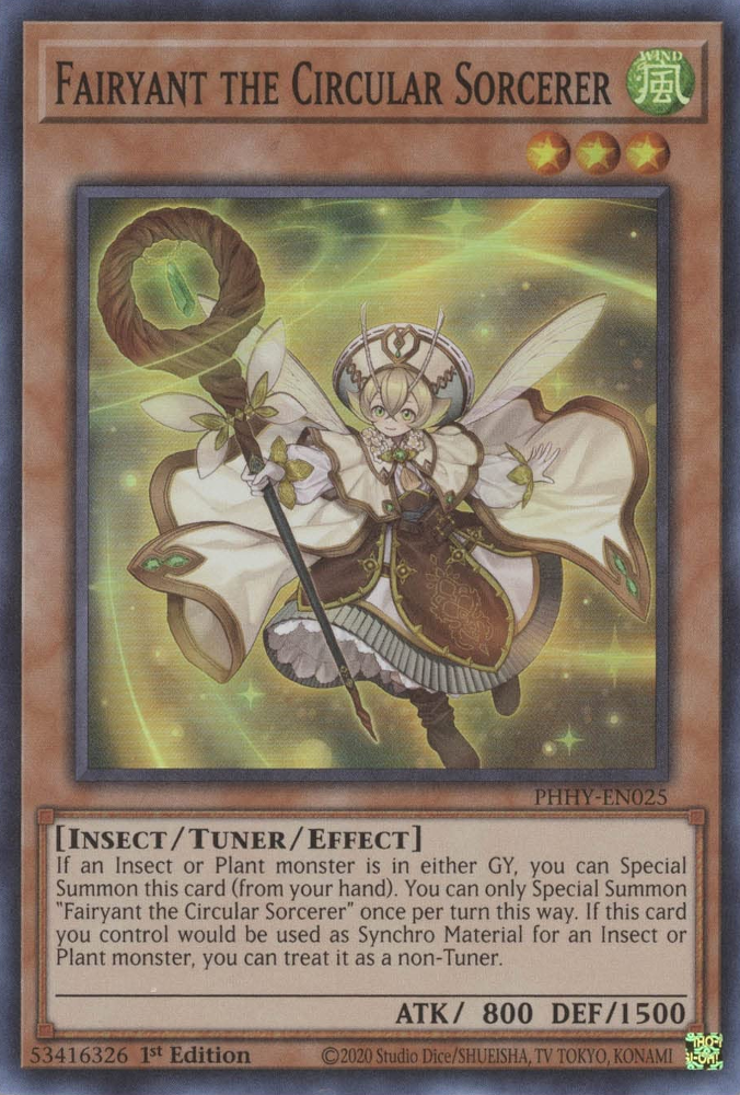 Fairyant the Circular Sorcerer - PHHY-EN025 - Super Rare 1