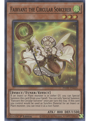 Fairyant the Circular Sorcerer - PHHY-EN025 - Super Rare