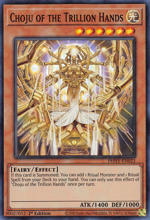 Choju of the Trillion Hands - PHHY-EN023 - Super Rare 