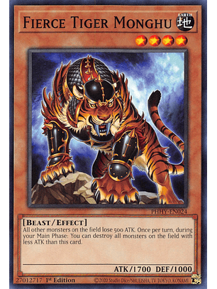 Fierce Tiger Monghu - PHHY-EN024 - Common 