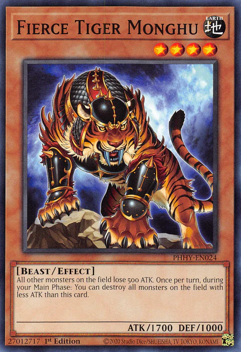 Fierce Tiger Monghu - PHHY-EN024 - Common 