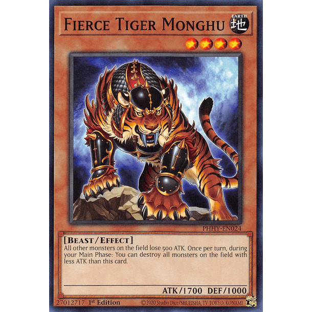 Fierce Tiger Monghu - PHHY-EN024 - Common 