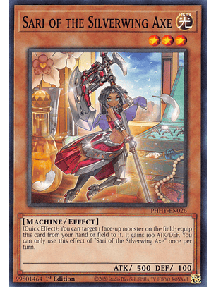 Sari of the Silverwing Axe - PHHY-EN026 - Common 