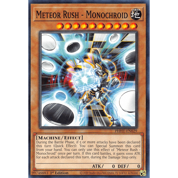 Meteor Rush - Monochroid - PHHY-EN029 - Common 