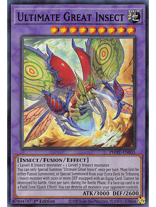 Ultimate Great Insect - PHHY-EN035 - Super Rare 