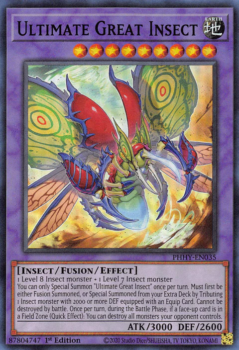Ultimate Great Insect - PHHY-EN035 - Super Rare 