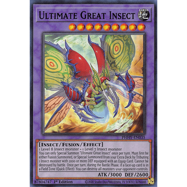 Ultimate Great Insect - PHHY-EN035 - Super Rare 
