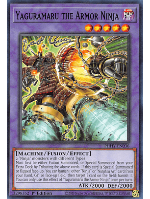Yaguramaru the Armor Ninja - PHHY-EN036 - Common 