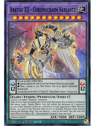 Arktos XII - Chronochasm Vaylantz - PHHY-EN037 - Super Rare 