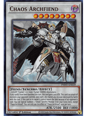 Chaos Archfiend - PHHY-EN039 - Ultra Rare 