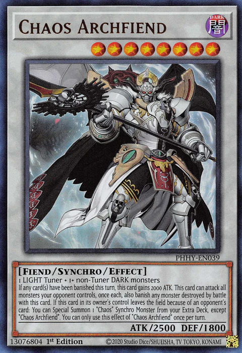 Chaos Archfiend - PHHY-EN039 - Ultra Rare 