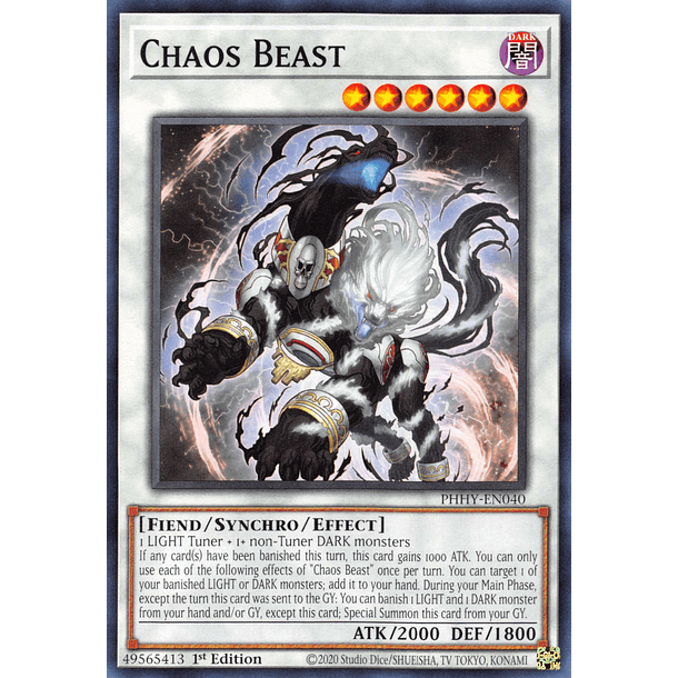 Chaos Beast - PHHY-EN040 - Common 