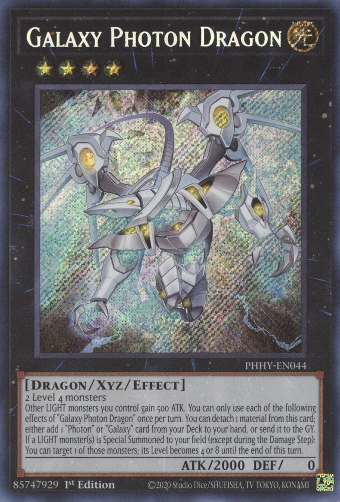 Galaxy Photon Dragon - PHHY-EN044 - Secret Rare  1