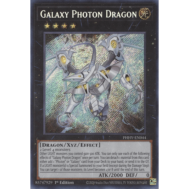 Galaxy Photon Dragon - PHHY-EN044 - Secret Rare 