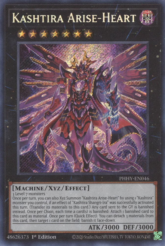 Kashtira Arise-Heart - PHHY-EN046 - Secret Rare  1