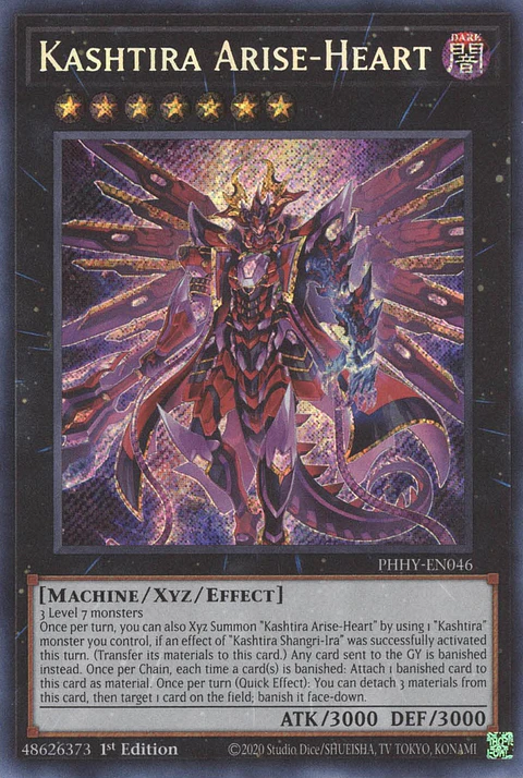 Kashtira Arise-Heart - PHHY-EN046 - Secret Rare 