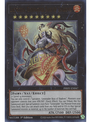 Laevatein, Generaider Boss of Shadows - PHHY-EN047 - Ultra Rare 