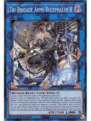 Tri-Brigade Arms Bucephalus II - PHHY-EN048 - Super Rare 