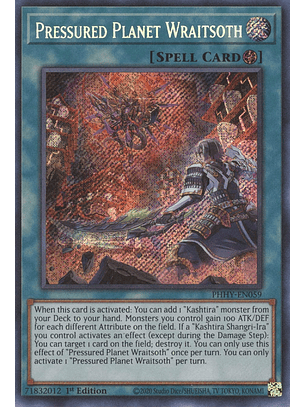 Pressured Planet Wraitsoth - PHHY-EN059 - Secret Rare
