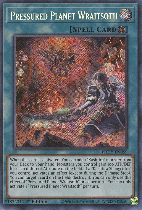 Pressured Planet Wraitsoth - PHHY-EN059 - Secret Rare