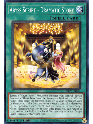 Abyss Script - Dramatic Story - PHHY-EN064 - Common 