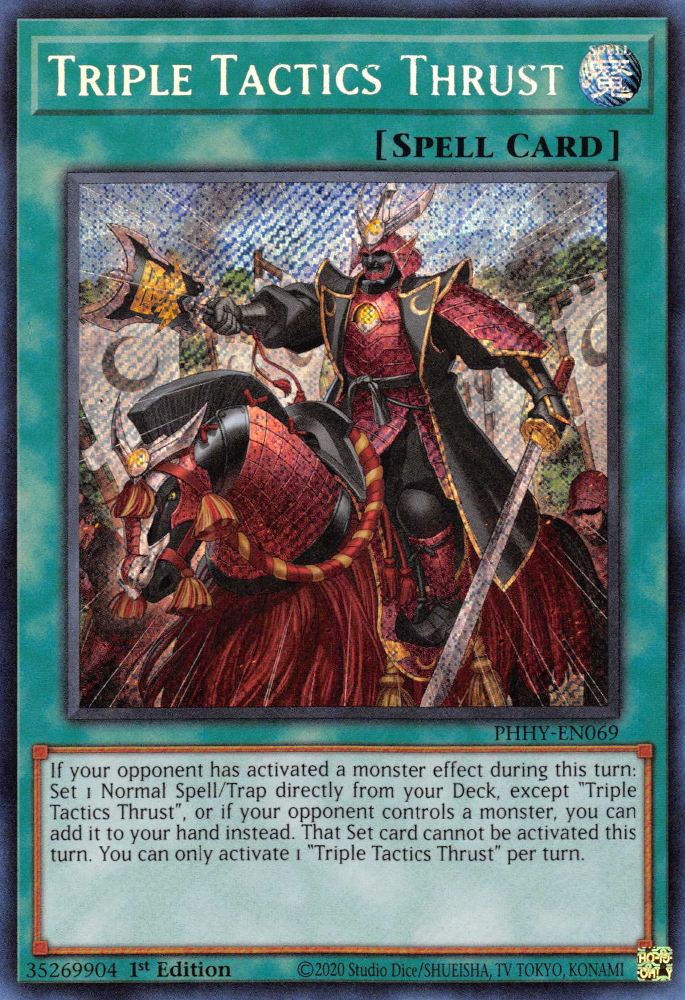 Triple Tactics Thrust - PHHY-EN069 - Secret Rare  1