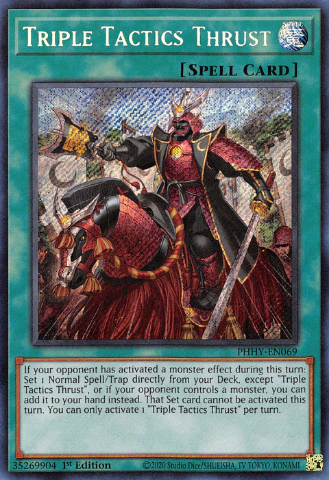 Triple Tactics Thrust - PHHY-EN069 - Secret Rare 