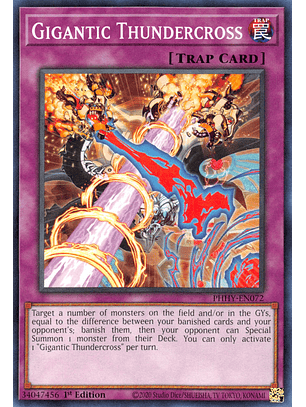 Gigantic Thundercross - PHHY-EN072 - Common 