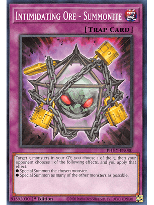Intimidating Ore - Summonite - PHHY-EN080 - Common 