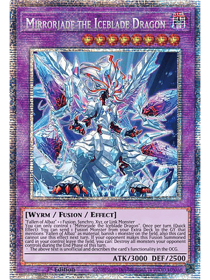 Mirrorjade the Iceblade Dragon - PHHY-EN100 - Starlight Rare